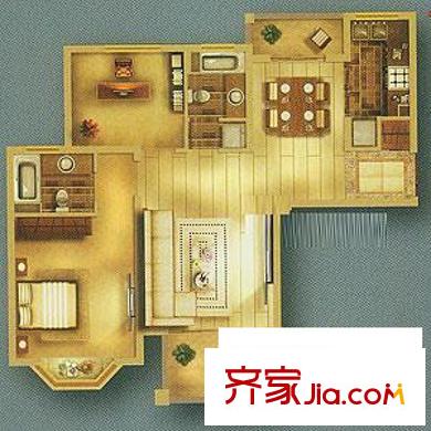 曹路家苑戶型圖戶型圖 2室2廳1衛(wèi)