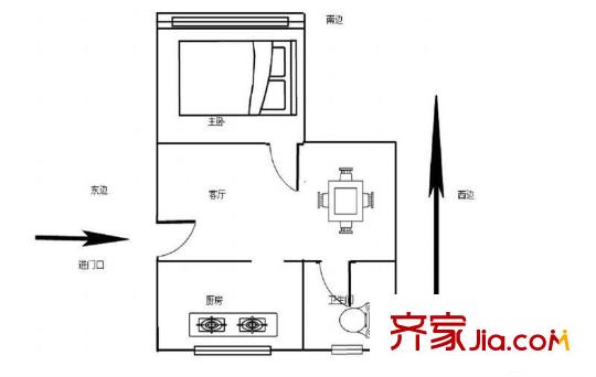 桃林一小區(qū) 0室 戶型圖