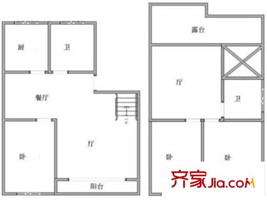 上海 新时代景庭 户型图