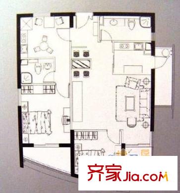 上海 濱江國際（東南華庭） 戶型圖