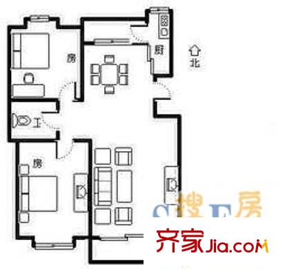 上海 黄兴绿园 户型图