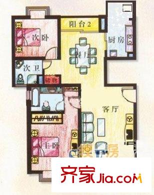 上海 古北恒盛苑 户型图