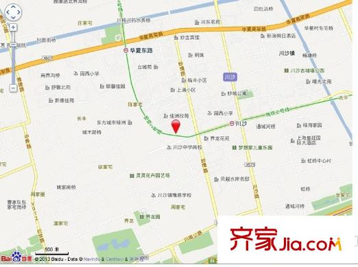 妙欄小區(qū)交通圖