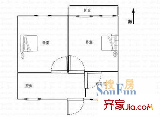 上海 濰坊五村 戶型圖