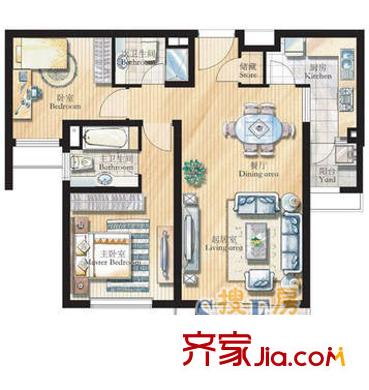 上海 虹桥天都国际 户型图