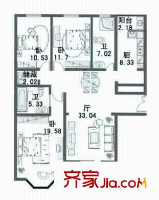 上海 涵樂(lè)園 戶(hù)型圖