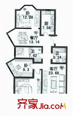 上海 涵樂園 戶型圖