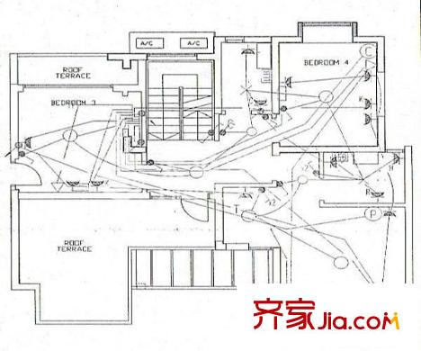濱江茗園 4室 戶型圖