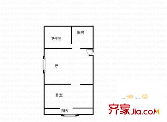 凉城三村1室1厅1卫1厨