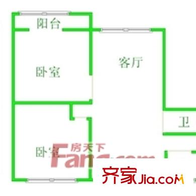 蓮溪八村 戶型圖