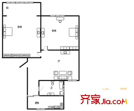 上海 金橋新村一街坊 戶型圖
