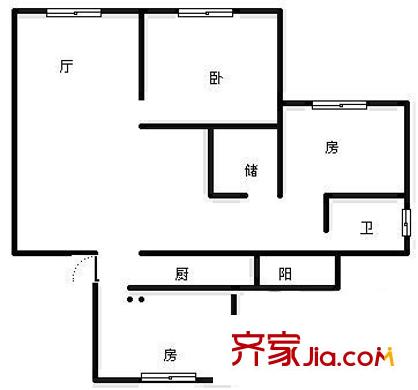 上海 虹桥中洋公寓 户型图