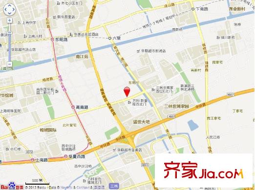 萬科金色里程交通圖