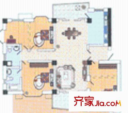 上海 錦華花園 戶型圖