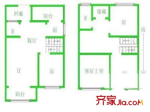 張江湯臣豪園一期 4室 戶型圖