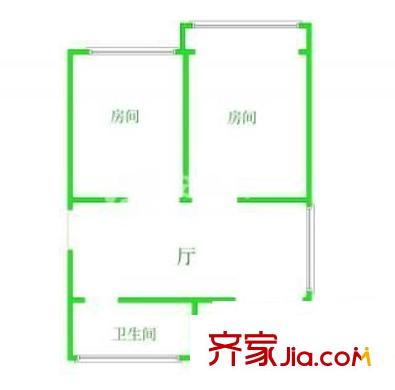 建德花园郁金香苑 0室 户型图