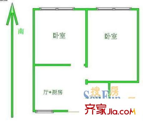 上海 華沙二村 戶(hù)型圖