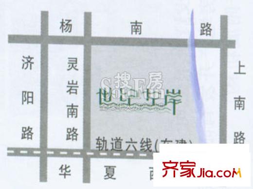 世紀(jì)左岸交通圖