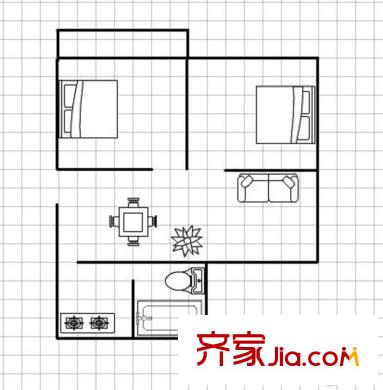 華沙二村 0室 戶(hù)型圖