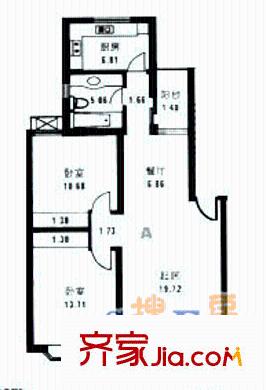愛法新城一期 戶型圖