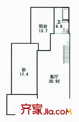 上海 錦三角花園 戶型圖