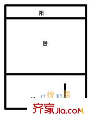 朱家灘小區(qū)戶型圖戶型圖 1室1廳1衛(wèi)1廚