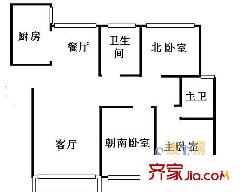 上海 江南名邸 户型图