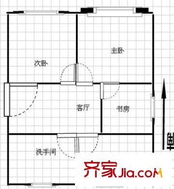 上海 宝钢一村 户型图