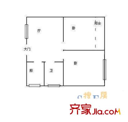 上海 华二小区 户型图