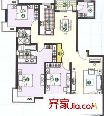 第九城市二期戶型圖