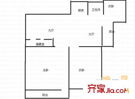 上海 由由二村 戶型圖