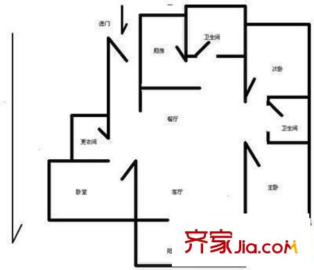 月桂苑 2室 戶型圖