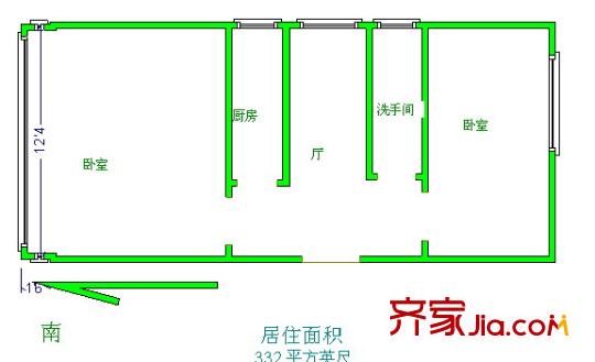 上海 由由一村 戶型圖