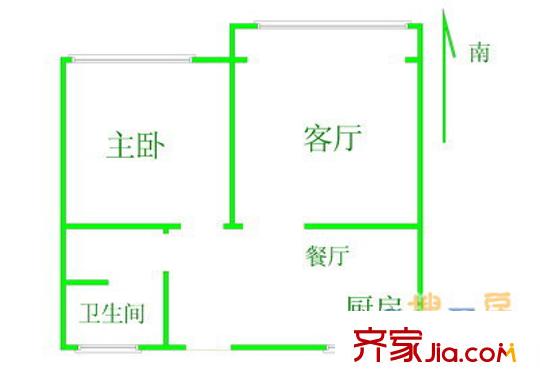 上海 沪太新村 户型图