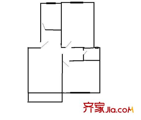 地緯家苑 2室 戶型圖