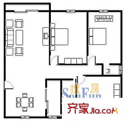 上海 山泉花苑 戶型圖