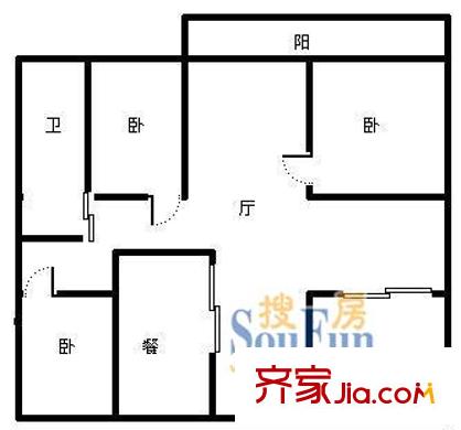 上海 眾城公寓 戶型圖