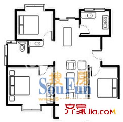 上海 高境欣苑 户型图