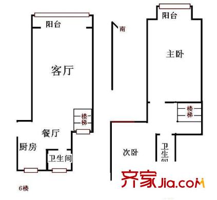 通聯(lián)苑戶(hù)型圖戶(hù)型圖 2室2廳2衛(wèi)1廚