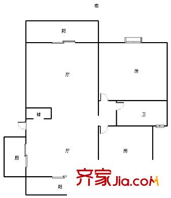 上海 惠明苑 户型图