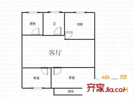 上海 华能时代花园 户型图