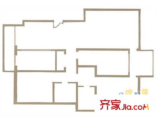 紫勋风雅苑户型图3室2厅2卫房型图 3室2厅2卫1厨
