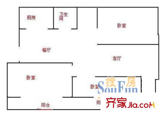 上海 葡萄園新村 戶型圖
