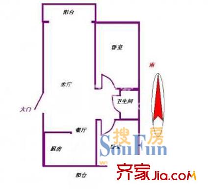 上海 葡萄園新村 戶型圖