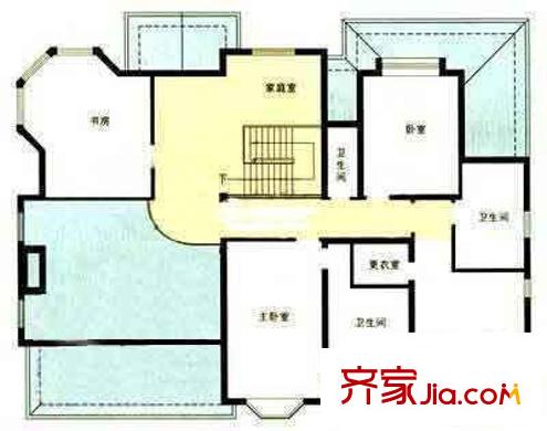 鼎信公寓 3室 户型图