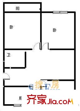 芳華路253弄小區(qū)戶型圖上海 芳華路253弄2室 戶型圖 2室2廳1衛(wèi)1廚