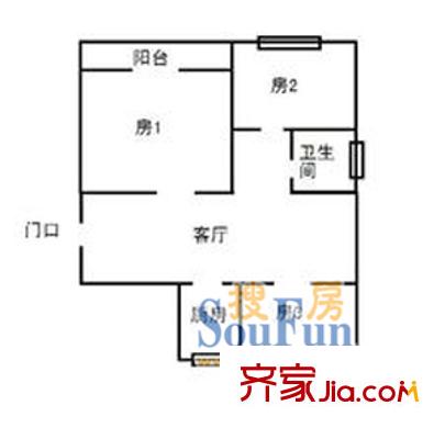 上海 潼港二村 戶型圖