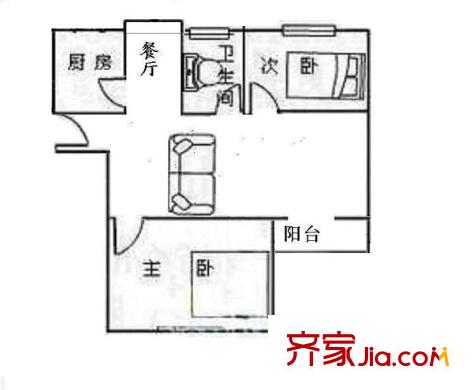 景舒苑一村 0室 户型图