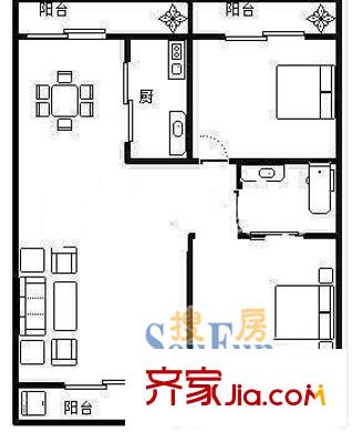 上海 逸亭佳苑 戶型圖