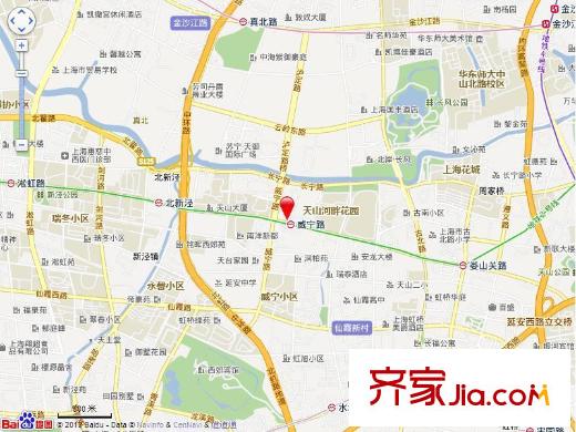 天山华庭交通图